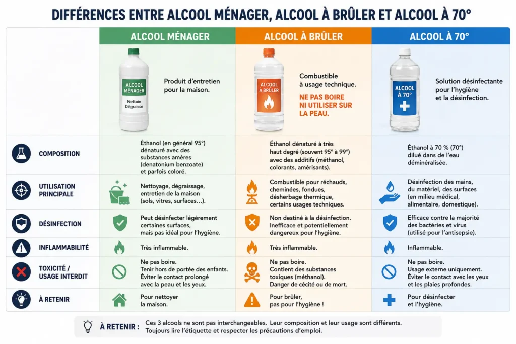 alcool ménager